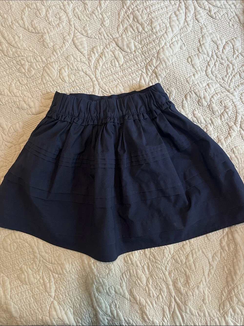 OshKosh B'gosh Navy Gathered A-Line Skirt size 5